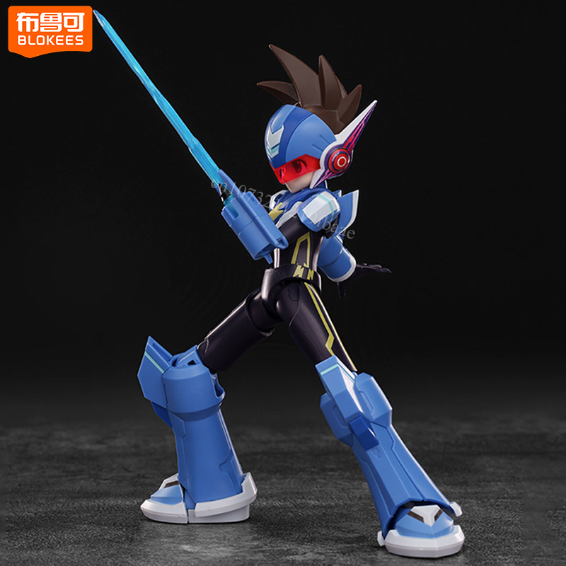 Model Kit Ultraman Zero - Oryginalna figurka akcji Blokees ROCKMAN Shooting