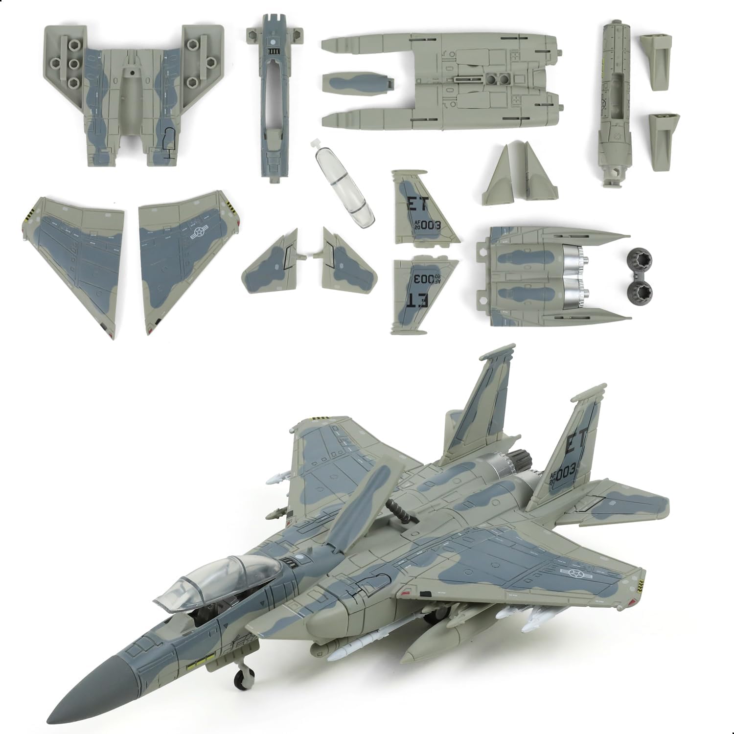 Model Kit Jet - 1/72 F-15EX Eagle II Myśliwiec Amerykańskich