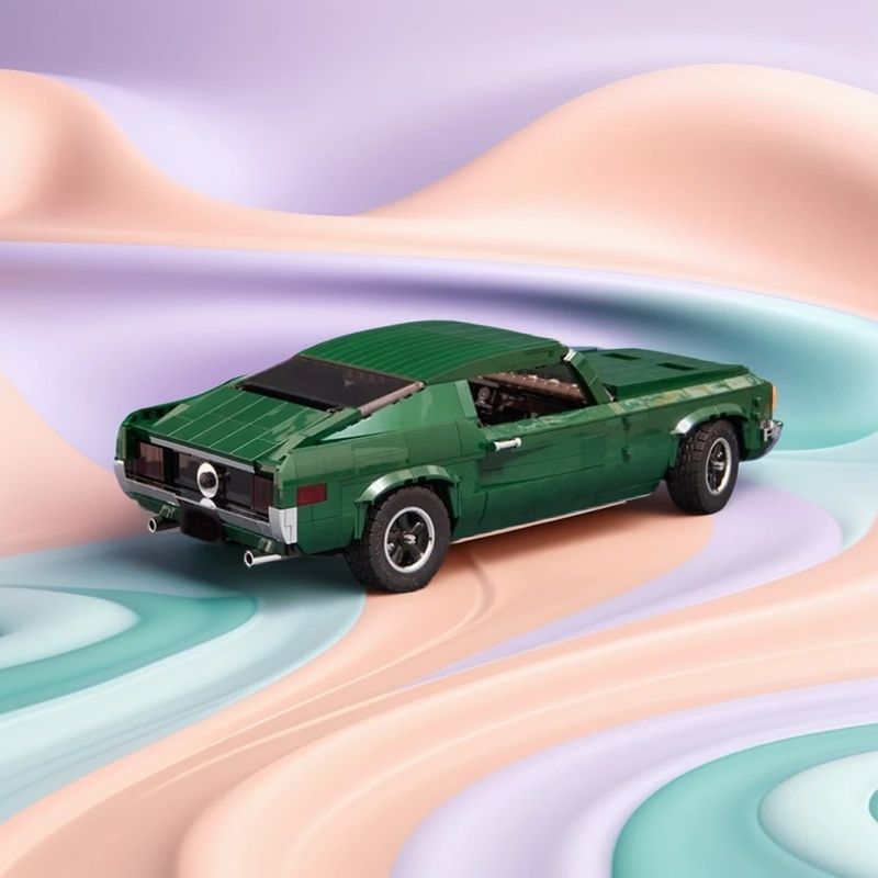 Model Kit Mustang - 1402 elementów MOC City Champions Super