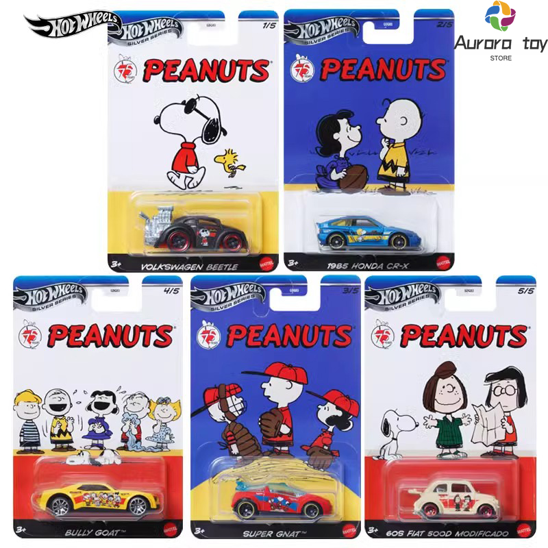 Mattel Toy Hot Wheels - 1/64 Hot Wheels Model samochodu Snoopy