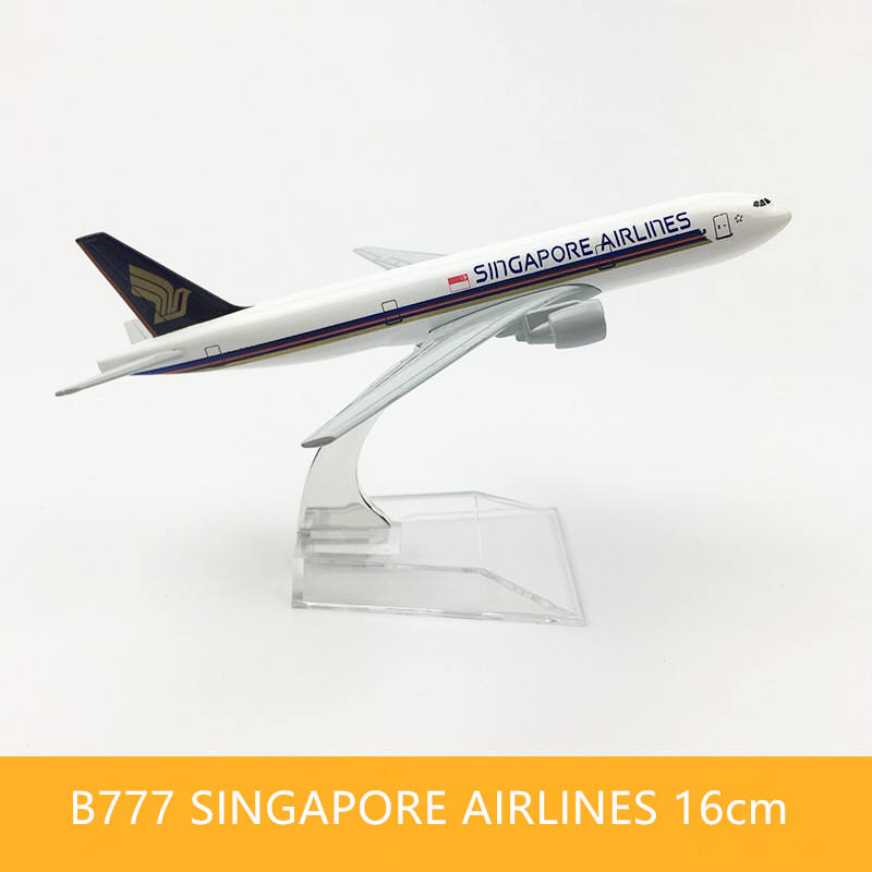 Model Kit Singapore - 16cm Model Samolotu Singapore B777 w