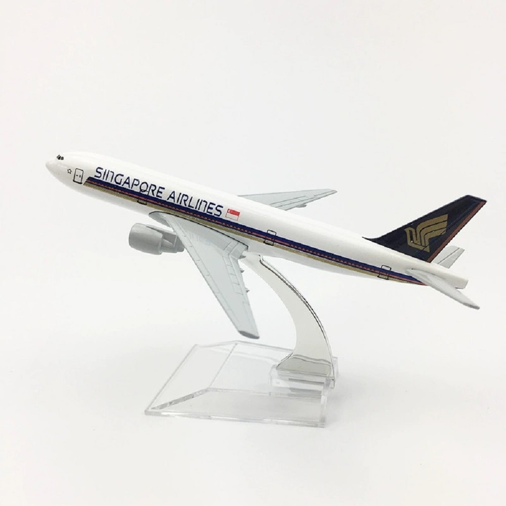 Model Kit Singapore - 16cm B777 Singapore Airways Metalowy Model