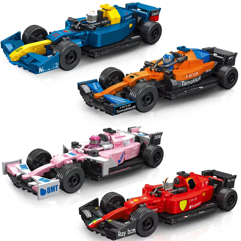 Model Kit F1 - Zestaw klocków wyścigowych Speed Rally Racing