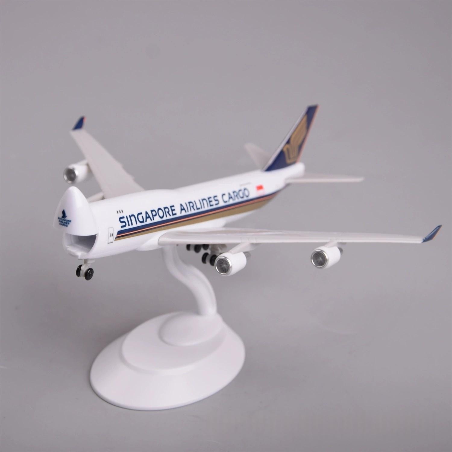 Model Kit Singapore - 20cm plastikowy model samolotu B747-400 Singapore