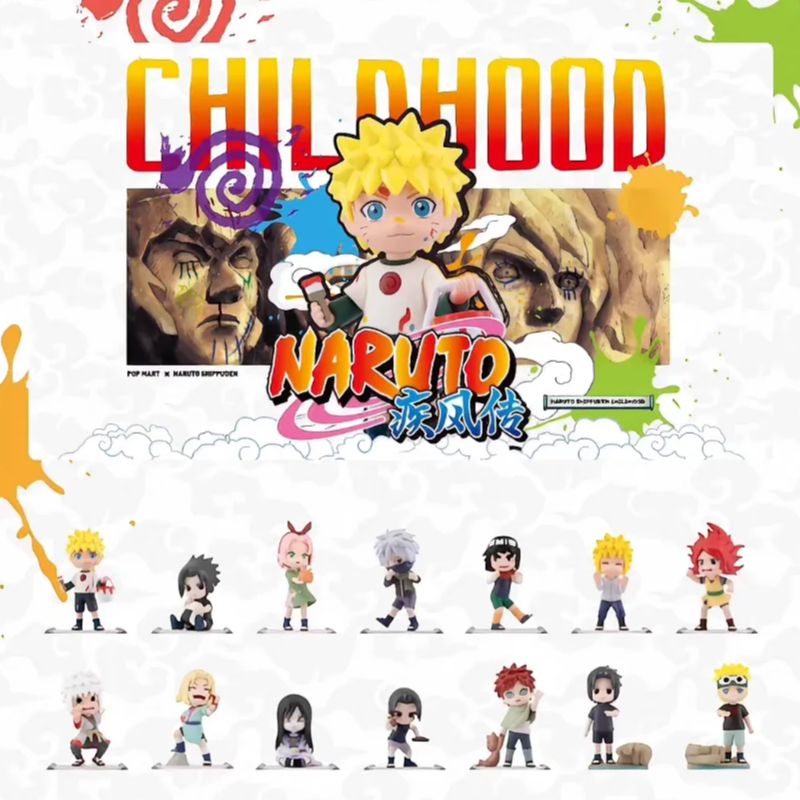 Model Kit Naruto - POP MART Naruto Shippuden Seria Dzieciństwo