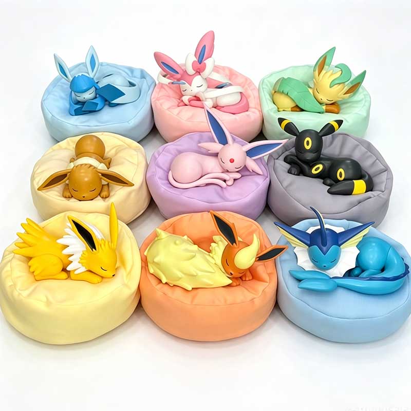 9 szt. Anime Pokémon Eevee Fig – Model Kit Eevee recenzja i cena