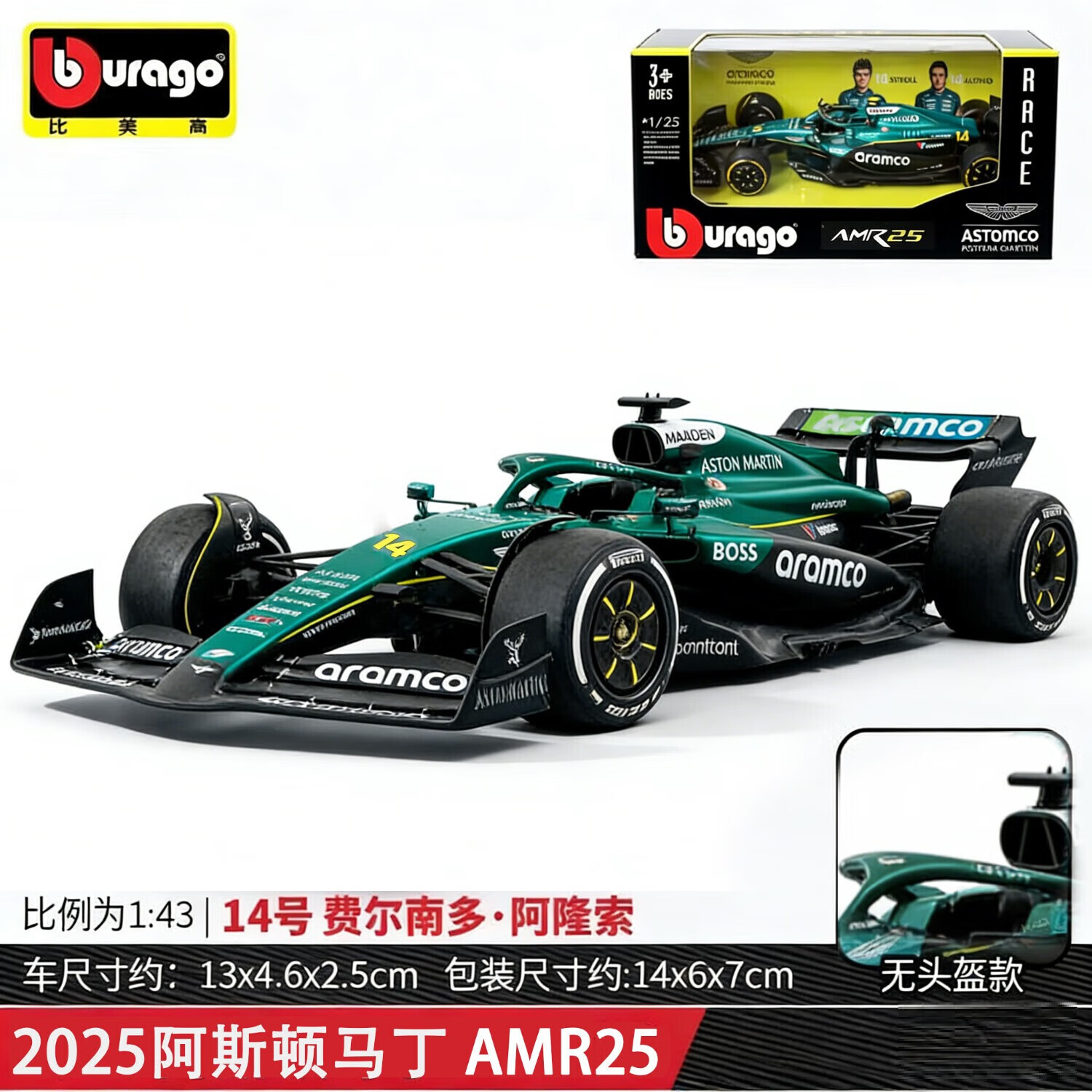 Bburago 1:43 Aston Martin AMR2 – Model Kit F1 recenzja i cena