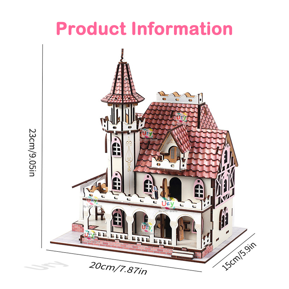 Drewniane puzzle 3D URY Średni – Model Kit History recenzja i cena