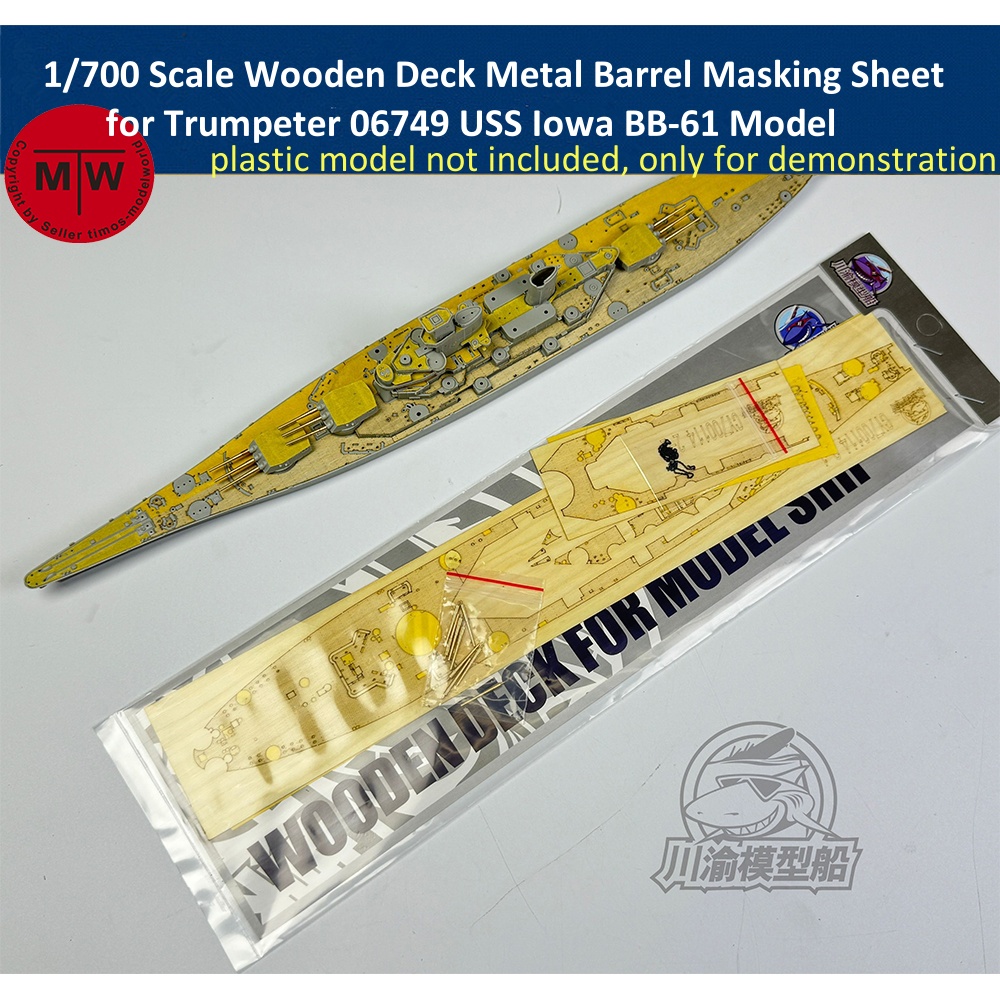Drewniana pokładka w skali 1/7 – Model Kit Uss Iowa recenzja i cena