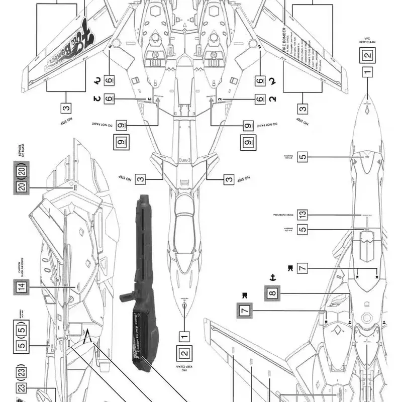 Sanhong Domain HG 1/100 VF-19  – Model Kit Valkyrie recenzja i cena