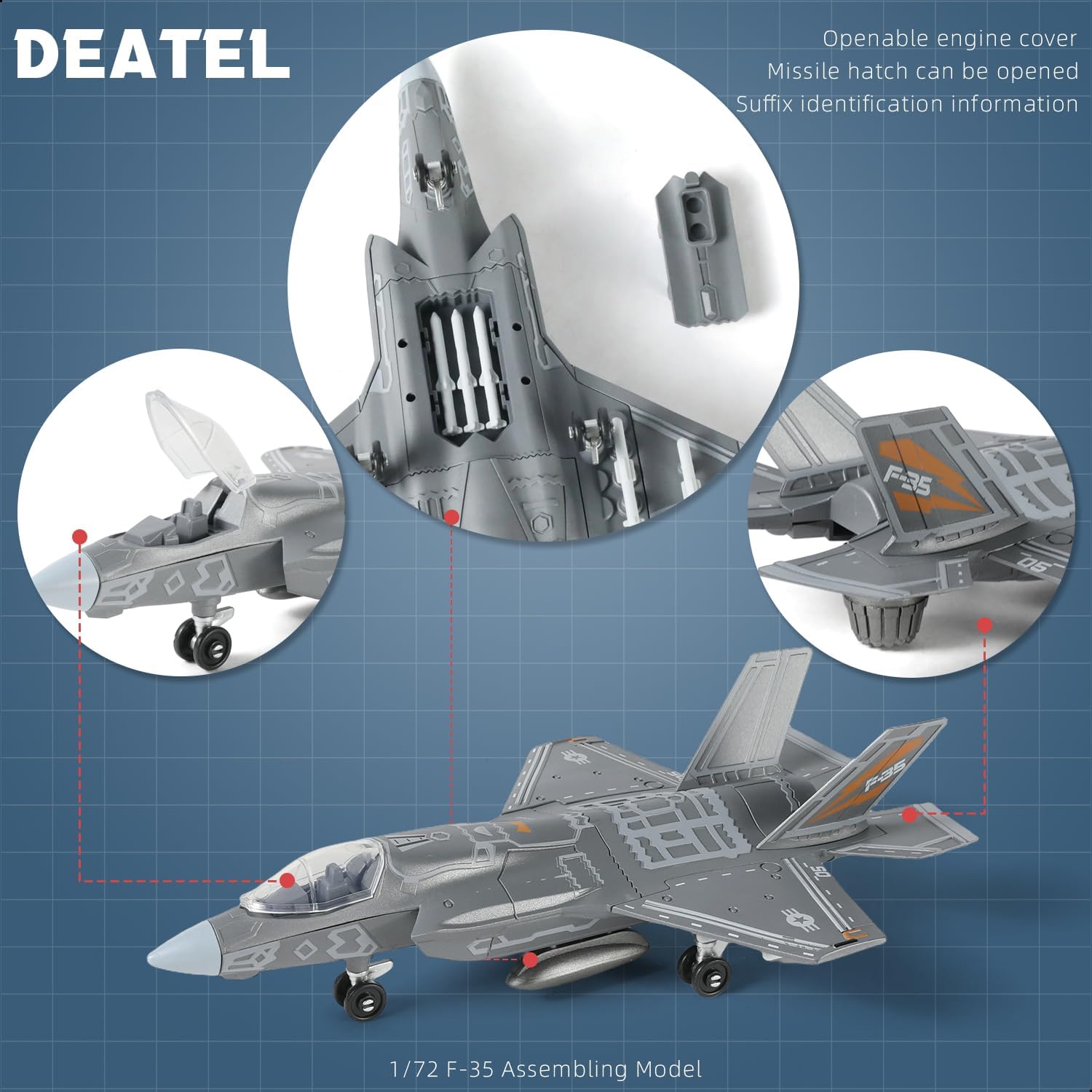 Model myśliwca F-35 w skali 1: – Model Kit History recenzja i cena