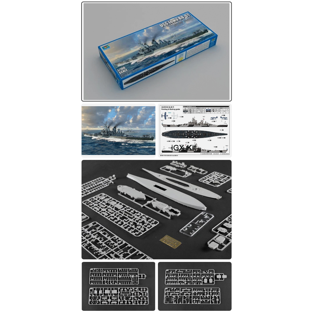 Trumpeter 06749 1/700 Skala US – Model Kit Uss Iowa recenzja i cena