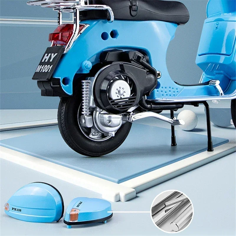 Model motocykla PX125 ze stopu – Model Kit Vespa recenzja i cena
